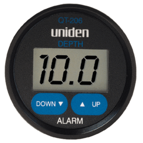 UNIDEN QT206B BLACK W/ TM IN DASH DIGITAL DEPTH GAUGEuniden 