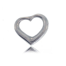 Heart Pendant Sterling Silver Open Floating Charm Newheart 