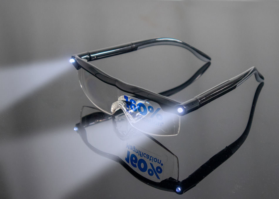 Magnifying Glasses Led Light Vision Eye Sight Enhancing 160 Magnifcation Usb Ebay
